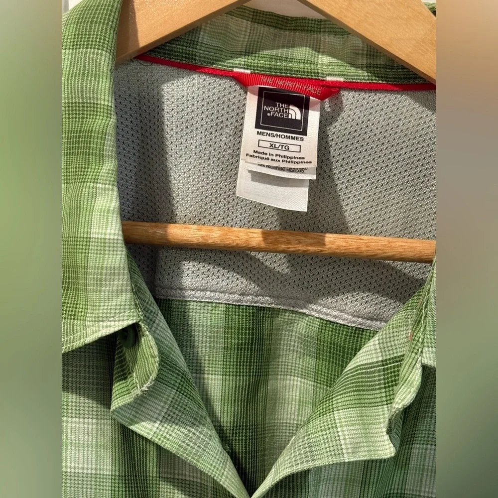 The North Face Men's Green Checkered Shirt